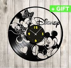Mickey And Minnie Wall Clock Steamboat Disney Clock Mickey Minnie Clock Mickey Minnie Art Mickey Minnie Kids Walt Disney