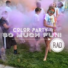 Fun Things To Do At A Birthday Party 6 17 14 If You Re Looking For An Over The Top Super Fun Thing To Do For Any Upcoming Birthday Party Celebrat Colorful Birthday Party Party Themes Kids Party