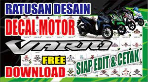 By braden medhurst june 20, 2021 post a comment. Ratusan Desain Decal Motor Vario Free Cdr Cek Deskripsi Youtube