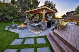 Backyard Deck Ideas Paradise Restored Landscaping In 2020 Patio Backyard Grill Gazebo