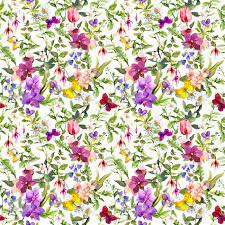 Premium selection of designer fabrics & wallpapers. Seamless Wallpaper Flowers And Butterflies Meadow Floral Pattern Stock Photo Picture And Royalty Free Image Image 45667049