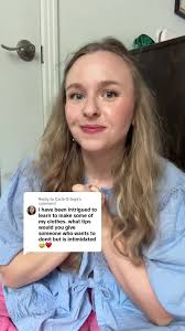 Replying to @Carla Ortega If you want to start sewing your own clothes,  here are my tips!