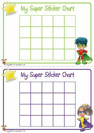 Toddler Superhero Reward Sticker Chart Great For When Our