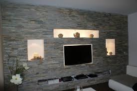 Individuelle Mobel Selber Bauen Steinwand Wohnzimmer Wohnwand Selber Bauen Wohnen