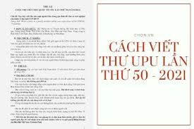 Từ 12/02/2021 đến 31/01/2022 năm sinh âm lịch: HÆ°á»›ng Dáº«n Cach Viáº¿t ThÆ° Upu Láº§n Thá»© 50 2021 Vá» Covid19
