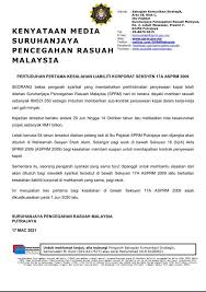 Kerja in malaysia laman 1 daripada 60. First Criminal Charge Under Malaysia S Corporate Liability Provision
