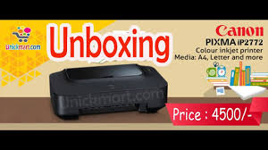 2pl ink droplets, 4800 x 1200dpi resolution and chromalife 100+ ensure crisp,. Canon Pixma Ip2772 Printer Unboxing Review Youtube
