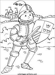 chevaliers coloriages coloriage chevalier dessin de zombie halloween