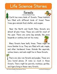But more often than not. This Reading Comprehension Worksheet Forests Is For Teaching Reading Comprehension Us Science Reading Reading Comprehension Reading Comprehension Worksheets