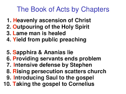 It is commonly referred to as the book of acts or simply acts. The Book Of Acts By Chapters