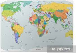 Dopo toninelli, ora è il ministro fioramonti a regalarci ogni giorno una perla di saggezza. Poster Globale Mappa Politica Del Mondo Vettore Pixers Viviamo Per Il Cambiamento