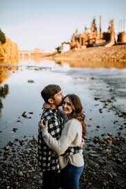 Bethlehem, PA Engagement Photos  Main Street, Steel Stacks, Lehigh  University - Hand and Arrow Photography