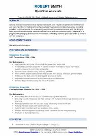 Find jobs for financial associate. Operations Associate Resume Samples Qwikresume