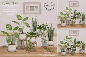 What Next House Plants 2 Set Of 3 Sims 4 Cc Furniture Sims 4 Sims 4 Bedroom