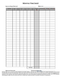 Free download daily schedule template pdf. Monthly Timesheet Template Approveme Free Contract Templates