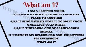 6 letter word meaning puzzle. English Quick Word Riddles For Adults With Answers Word Riddles Word Brain Teasers 6 Letter Words