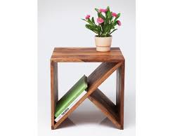 A raised top pallet coffee table that comes with slim wooden legs and it can. Wooden Coffee Table Authentico Cube Zigzag By Kare Design