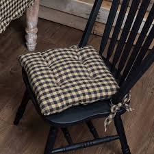 Black And White Buffalo Check Chair Pads Black Check Chair Pad 15 X 15 Kitchen Chair Cushions Chair Pads Chair Cushions