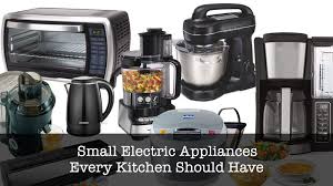 The home appliances come with upgraded designs, features, and functionality. 21 Small Electric Appliances Every Kitchen Should Have Small Electrical Appliances Kitchen Electrical Appliances Kitchen Appliances