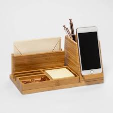 Large Bamboo Desk Storage 5v 2 4a 2 Port Usb A Qi Wireless Charger Project 62 Desk Storage Desk Organization Diy Desk Organization