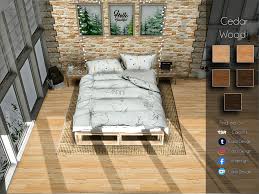 Perfect for contemporary and modern bedrooms, the pinheiro upholstered platform bed frame is not only stylish but functional as well. Caroll91 S Cedar Wood
