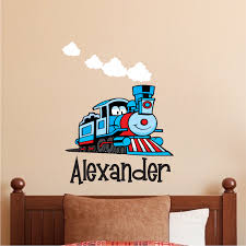 12.decals for kids who adore the pigeon books by mo willems. Custom Train Kids Bedroom Wall Decal Thomas The Train Wall Decal Train And Railroad Boys Room Wall Art Stickers Primedecals
