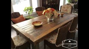 Learn more about how to make a diy farmhouse dining room table: Harvest Dining Table Nook Island Standing Desk Table Barnboard Dining Tables Sets Kingston Kijiji