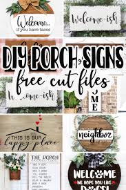 Download Diy Porch Signs With Free Svg Files Life Sew Savory