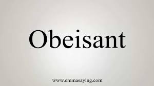 Resultado de imagen para obeisant