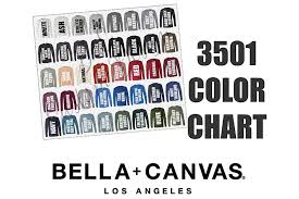 Download Bella 3501 Long Sleeve T Shirt Color Chart 353179 Mockups Design Bundles