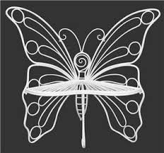 metal garden decor butterfly chair white 40 l x 23 w x 40 h www lambertpaint com artes em ferro decoracao arte
