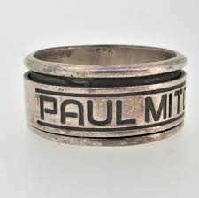 Paul Mitchell Sterling Silver Unisex Spinner Band Ring Size 14