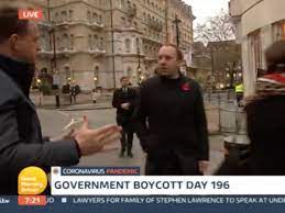 Matt hancock has today broken his silence as he clings to his job after his explosive affair was revealed by the sun. Astonishing Moment Gmb Reporter Confronts Matt Hancock Over Boycott Of Show And He Runs Away Birmingham Live