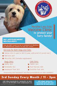 How much do pet shots cost. November Low Cost Vaccine Clinic Moas Pets