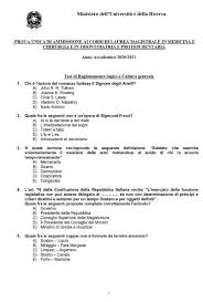 Potete anche consultare la prova di ammissione a medicina e odontoiatria 2019 … test 2019 leggi altro » Test Di Medicina 2020 Domande E Soluzioni Corriere It