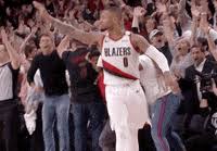 Portland and oklahoma city talked a lot of trash for five games. Damian Lillard Gifs Get The Best Gif On Giphy