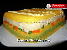Who else could eat a big bowl of our pico de gallo. Receta De Causa Rellena De Pollo Youtube