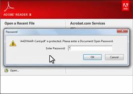 How To Open Aadhar Card Pdf File In 2020 Aadhar Card Free Dating Sites Cards