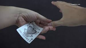 How to make a coin disappear. Tutorial For Disappearing Card Trick 7 Magic Inc