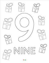1 10 Printable Numbers Coloring Pages Yes We Made This Kids Learning Numbers Free Printable Numbers Printable Numbers