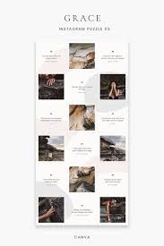 These 28 templates for instagram posts are just a few of the instagram templates to be found at placeit. Canva Template Instagram Puzzle Instagram Post Template Canva Puzzle Feed Instagram Templates Canva Templates For Instagram Posts Instagram Graphics Instagram Graphic Instagram Design Layout