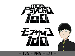 Mob Psycho 100 Svg 2 Desings Jp 038 Eng Font Digital Download Font Digital Mob Psycho 100 Psycho 100