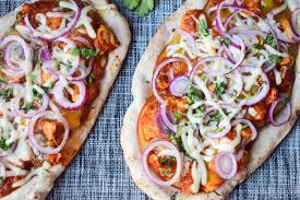 Bbq Tandoori Naan Pizza With Mango Chutney And Smoked Cheese Smoked Cheese Naan Pizza Naan
