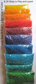 Color Rice Play Ebook Kids Sensory Childrens Activities Teaching Colors