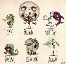 Majoras Mask Tim Burton Style Tim Burton Style Majoras Mask Art Tim Burton Art