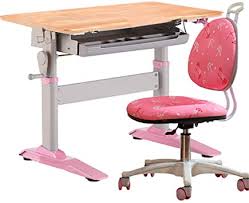 81 list price $59.00 $ 59. Amazon Com Arch Childs Desks For Home Height Adjustable Kid Desk With Ergonomic Seat Suitable For 3 To 18 Years Old Kids Art Writing Desk With Large Capacity Pull Out Drawer Color Pink Size