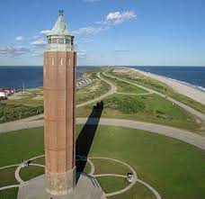 Pencil Robert Moses Beach Long Island Ny Usa Fire Island Water Tower State Parks
