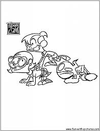 Free printable coloring pages » spongebob » spongebob, gary and plankton are playing leapfrog coloring page. Chalkzone Leap Frog Colouring Image