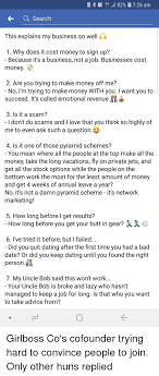 46 11 82% 1726 Am Search This Explains My Business So Well 1 Why Does It  Cost Money To Sign Up? Because It's A Business Not A Job Businesses Cost  Money 2