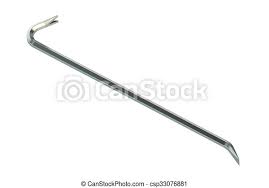 Crowbar Isolated On White Background Canstock